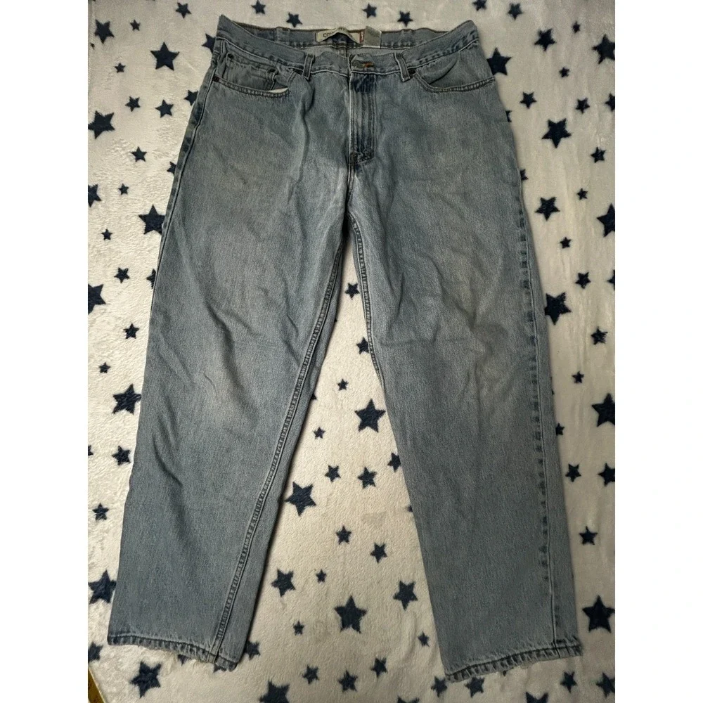 Vintage Levi's 560 Comfort Fit Mens 38x32 Light Wash Loose Denim Jeans